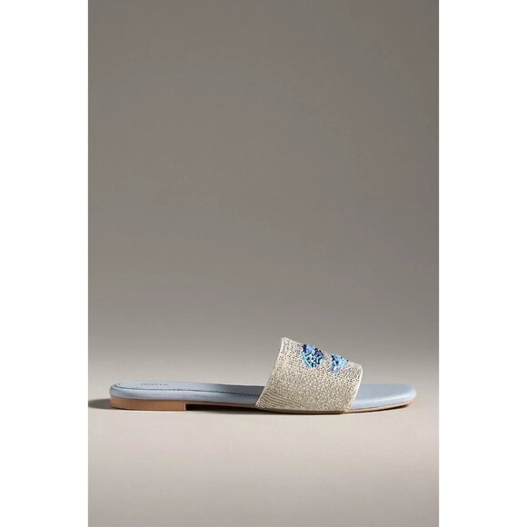 The Fiona Beaded Slide Sandals by Maeve 41/10 - Picture 3 of 5